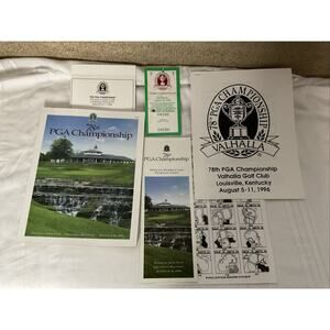VTG 78TH PGA CHAMPIONSHIP LOUISVILLE KY 1996 GOLF SOUVENIR BROCHURE & BOOK
